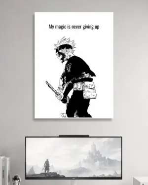 Asta Black Clover Poster #26 | Anime Poster