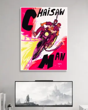 Denji x Makima Chainsaw Man Anime Poster