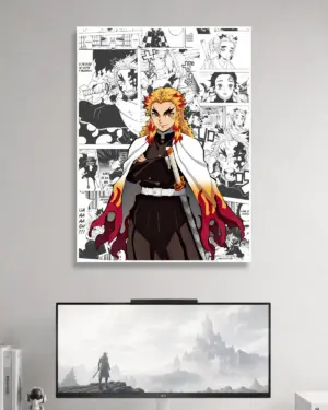 Rengoku Demon Slayer Anime Poster