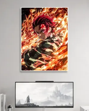 Tanjiro Demon Slayer Anime Poster