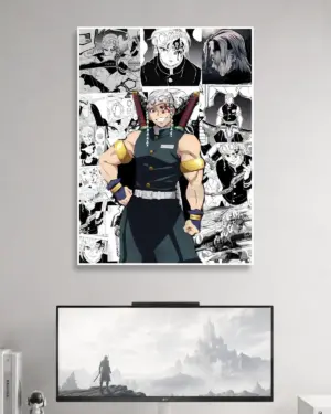 Uzui Tengen Demon Slayer Anime Poster