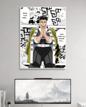 Gyomei Himejima Demon Slayer Anime Posters