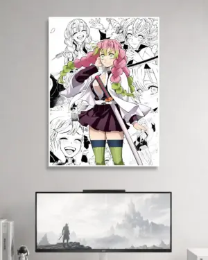 Mitsuri Kanroji Demon Slayer Anime Poster