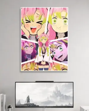 Mitsuri Kanroji Demon Slayer Anime Poster