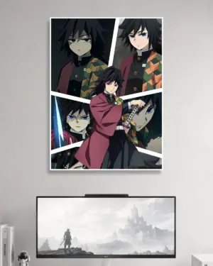 Giyu Tomioka Demon Slayer Anime Poster