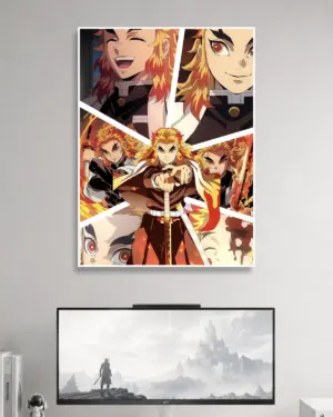 Rengoku Demon Slayer Anime Poster