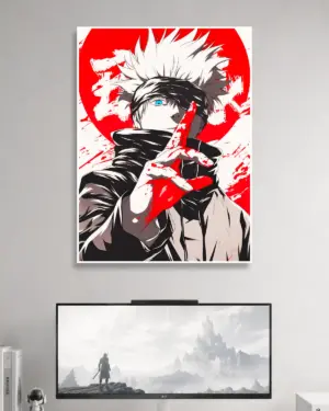 Satoru Gojo Jujutsu Kaisen Anime Poster