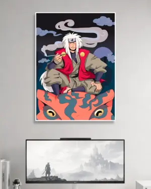 Jiraiya Naruto Anime Poster