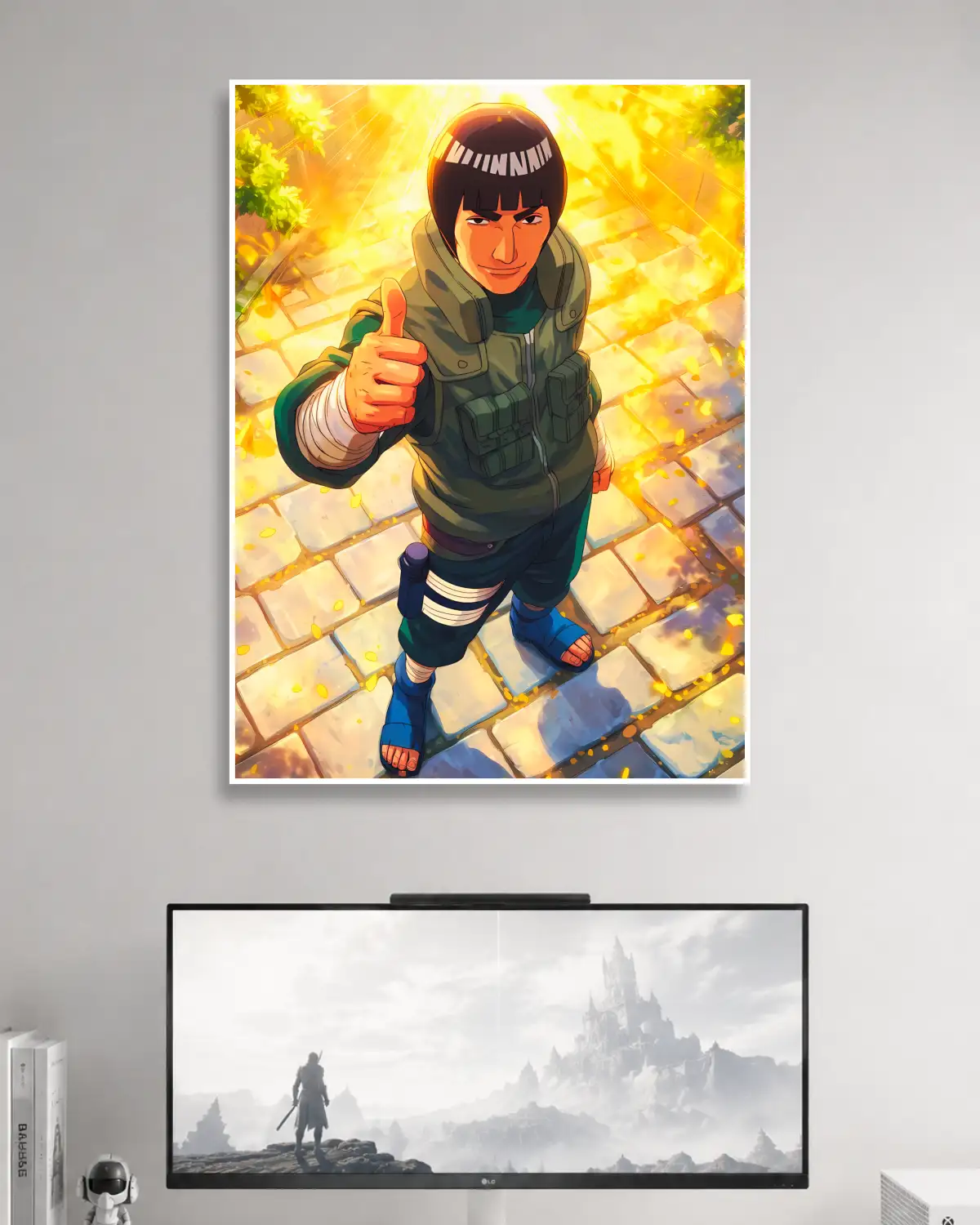Might Guy Naruto Anime Poster