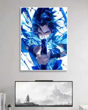 Sasuke Uchiha Naruto Anime Poster