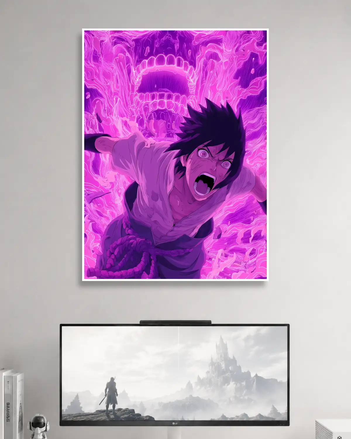 Sasuke Uchiha Naruto Anime Poster
