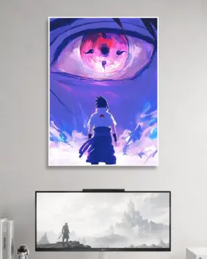 Sasuke Uchiha Naruto Anime Poster