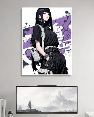Hinata Hyuga Naruto Anime Poster