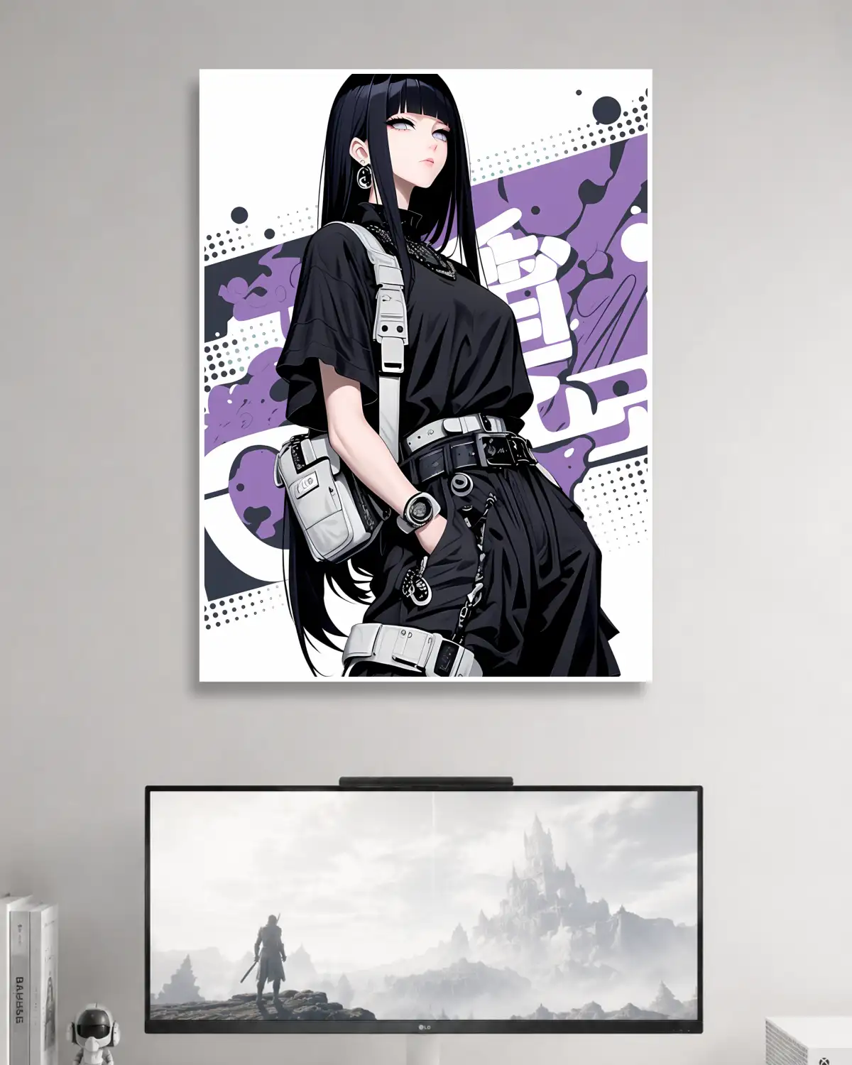 Hinata Hyuga Naruto Anime Poster