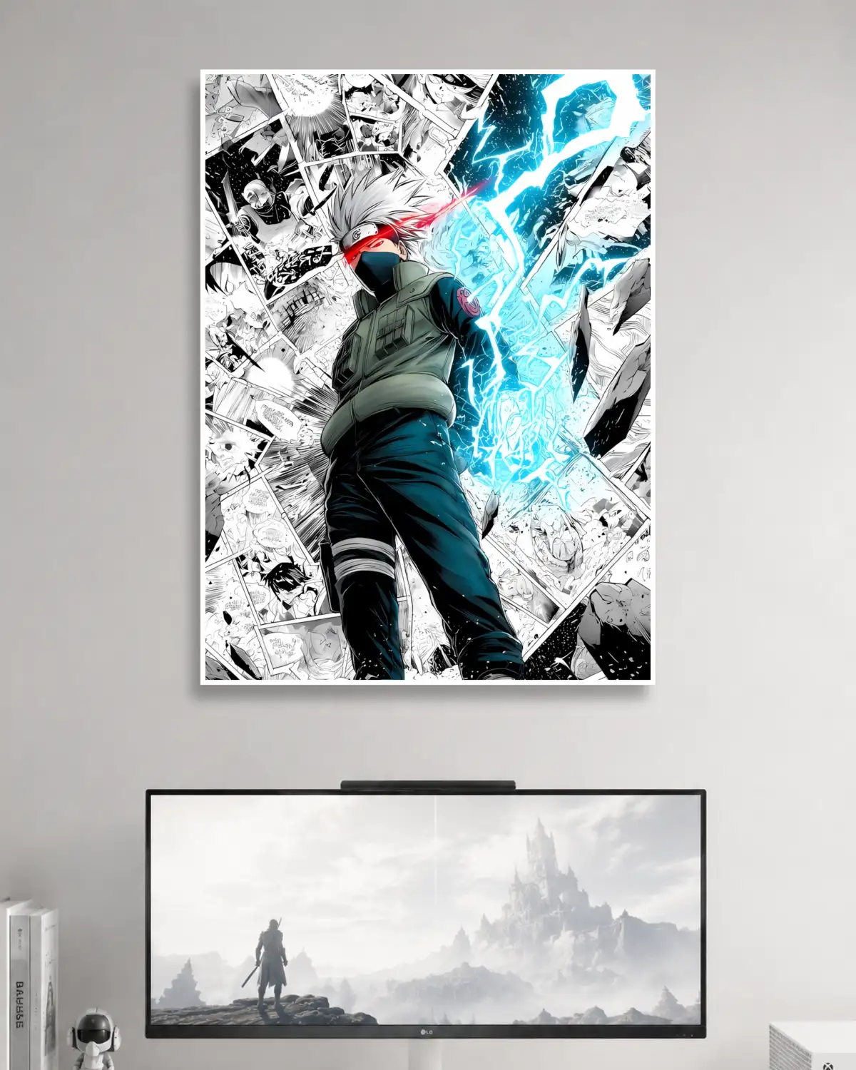 Kakashi Hatake Naruto Anime Poster