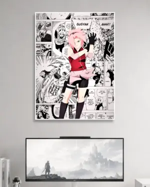 Sakura Haruno Naruto Anime Poster