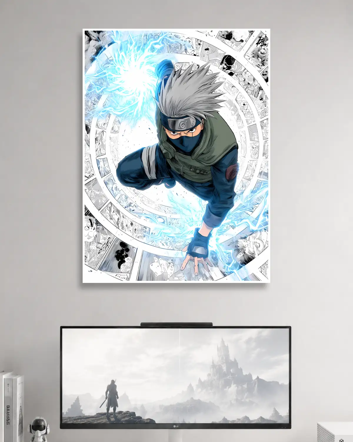 Kakashi Hatake Naruto Anime Poster