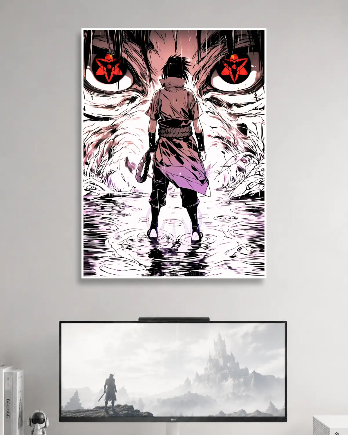 Sasuke Uchiha Naruto Anime Poster