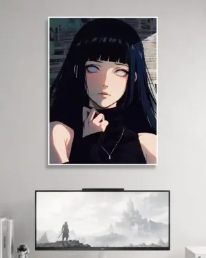 Hinata Hyuga Naruto Anime Poster
