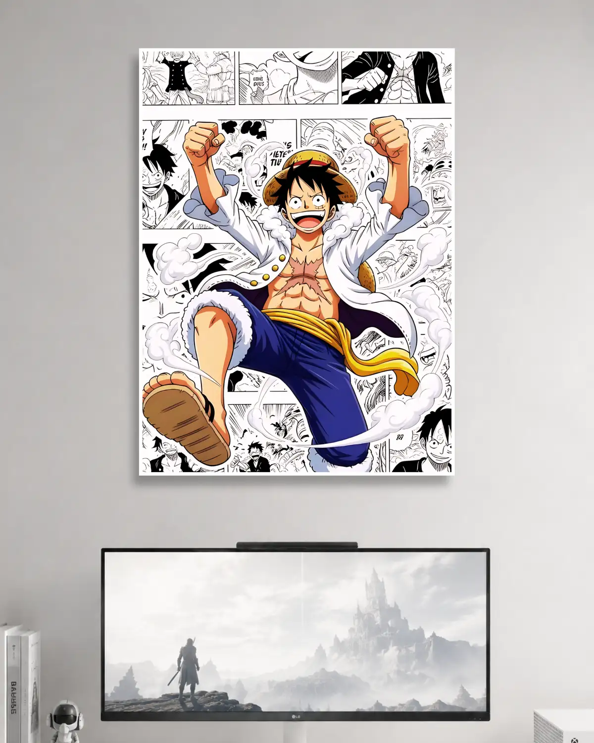 Luffy One Piece Anime Poster