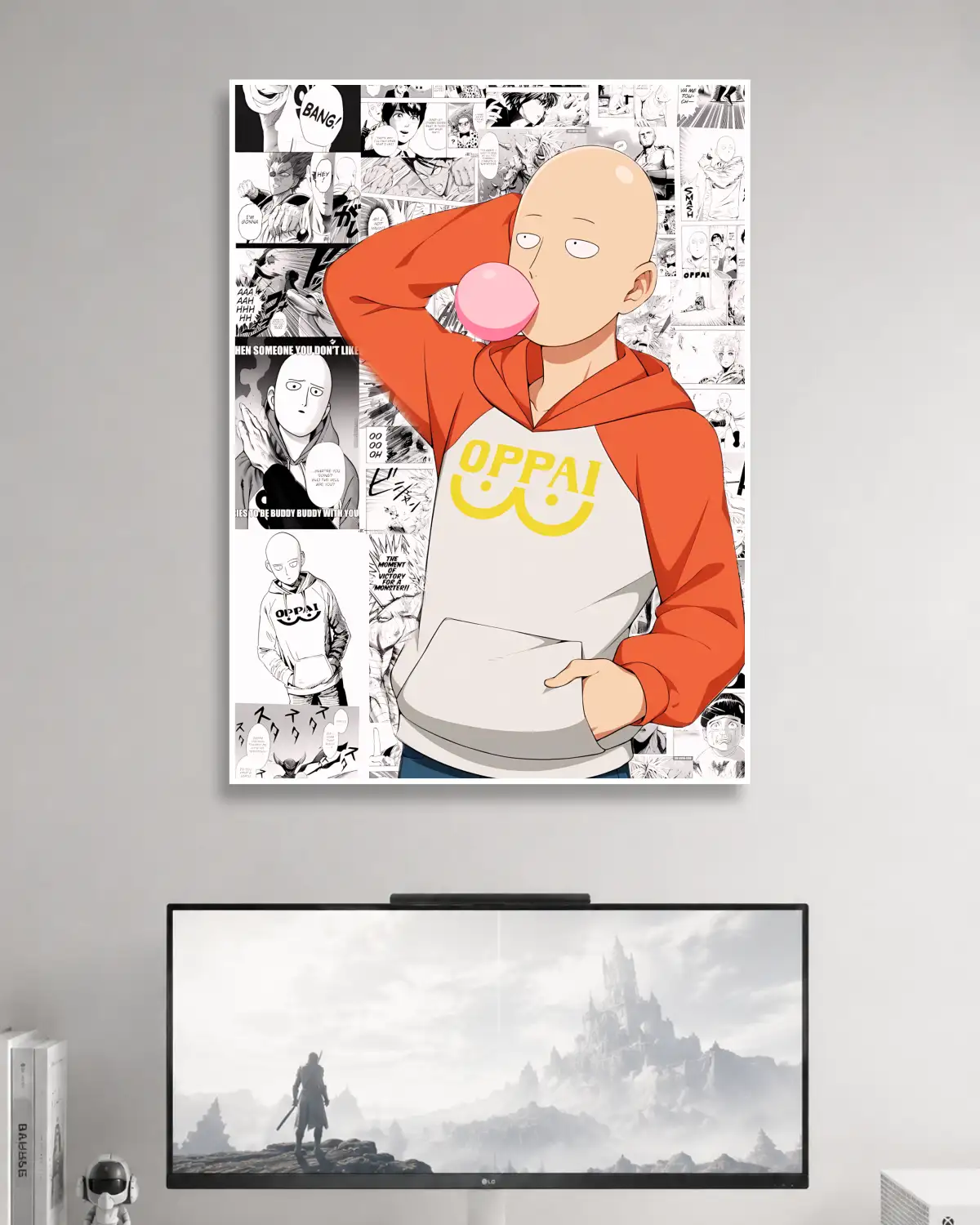 Saitama One Punch Man Anime Posters