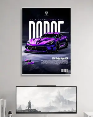 Dodge Viper Car Wall Poster #24 | Cars Wall Poster