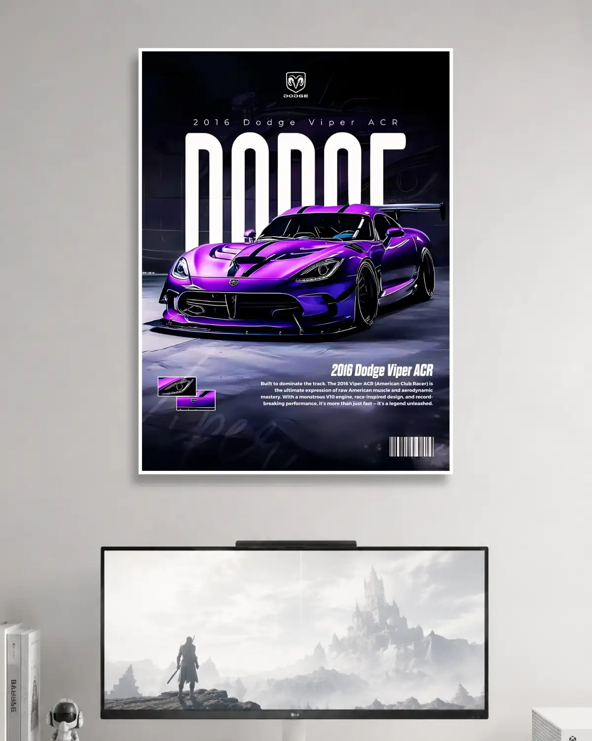 Dodge Viper Car Wall Poster #24 | Cars Wall Poster