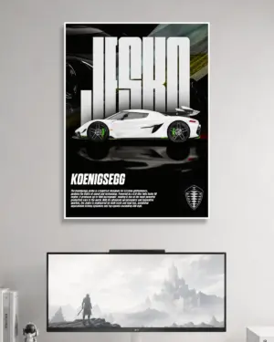 Koenisegg Jesko Car Wall Poster #29 | Cars Wall Posters