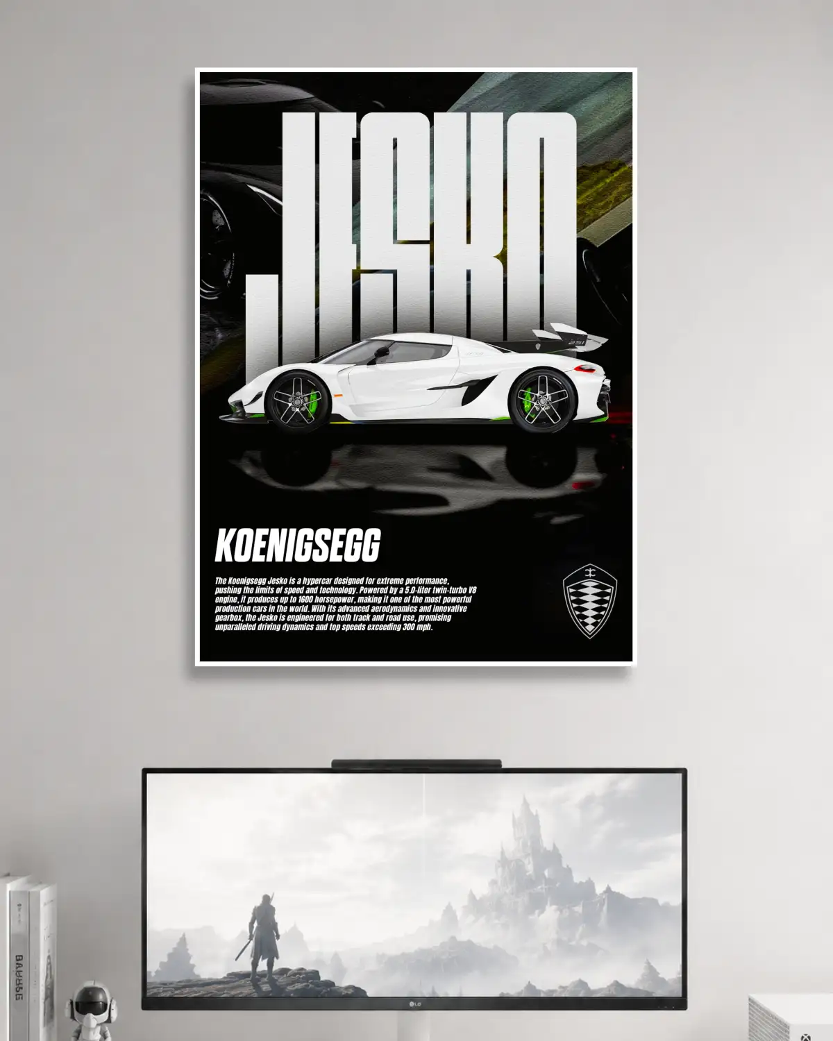 Koenisegg Jesko Car Wall Poster #29 | Cars Wall Posters