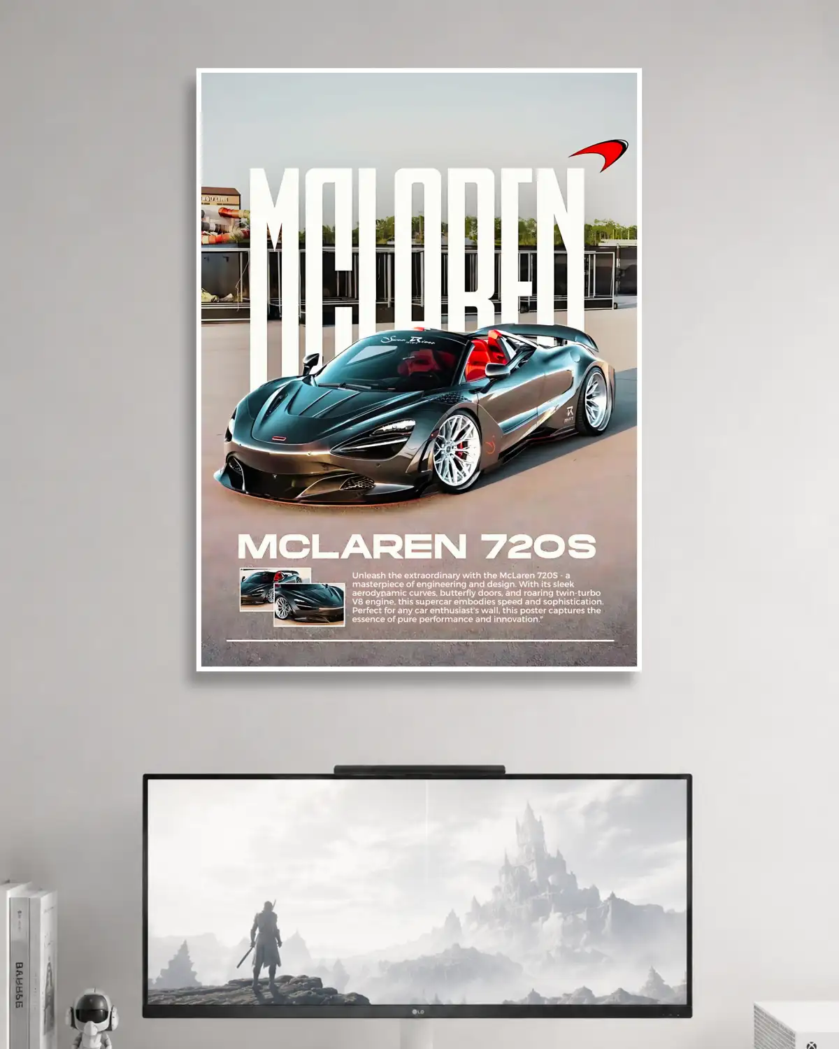 Mclaren 720s Car Wall Poster #30 | Cars Wall Posters
