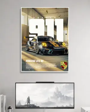 Porsche 911 Gt3 Rs Car Wall Poster #34 | Cars Wall Posters