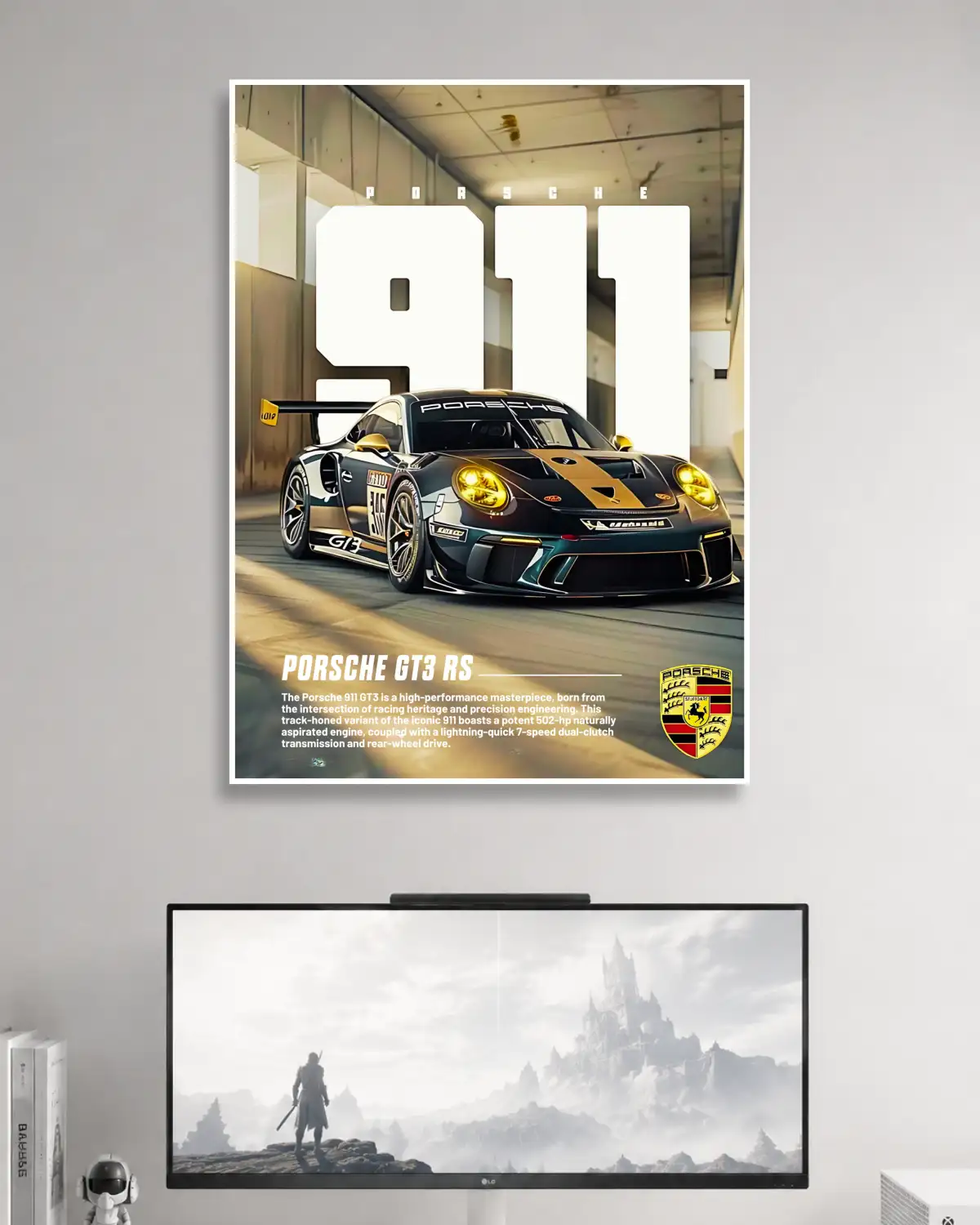 Porsche 911 Gt3 Rs Car Wall Poster #34 | Cars Wall Posters