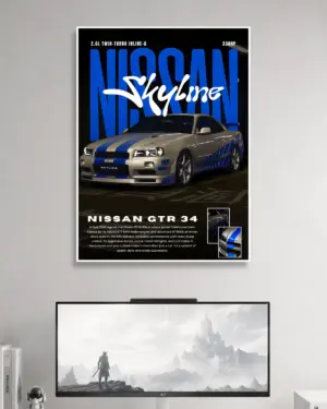 Nissan Skyline Car Wall Poster #36 | Cars Wall Posters