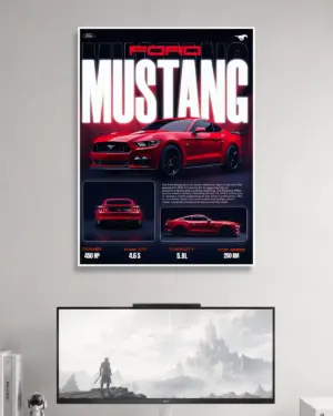 Ford Mustang Car Wall Poster #37 | Cars Wall Posters