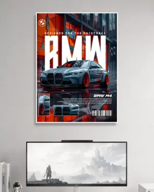 Bmw M4 Car Wall Poster #41 | Cars Wall Posters