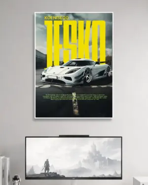 Koenisegg Jesko Car Wall Poster #42 | Cars Wall Posters
