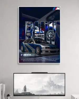 BMW Car Poster