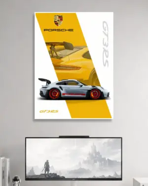 Porsche GT3RS Car Poster