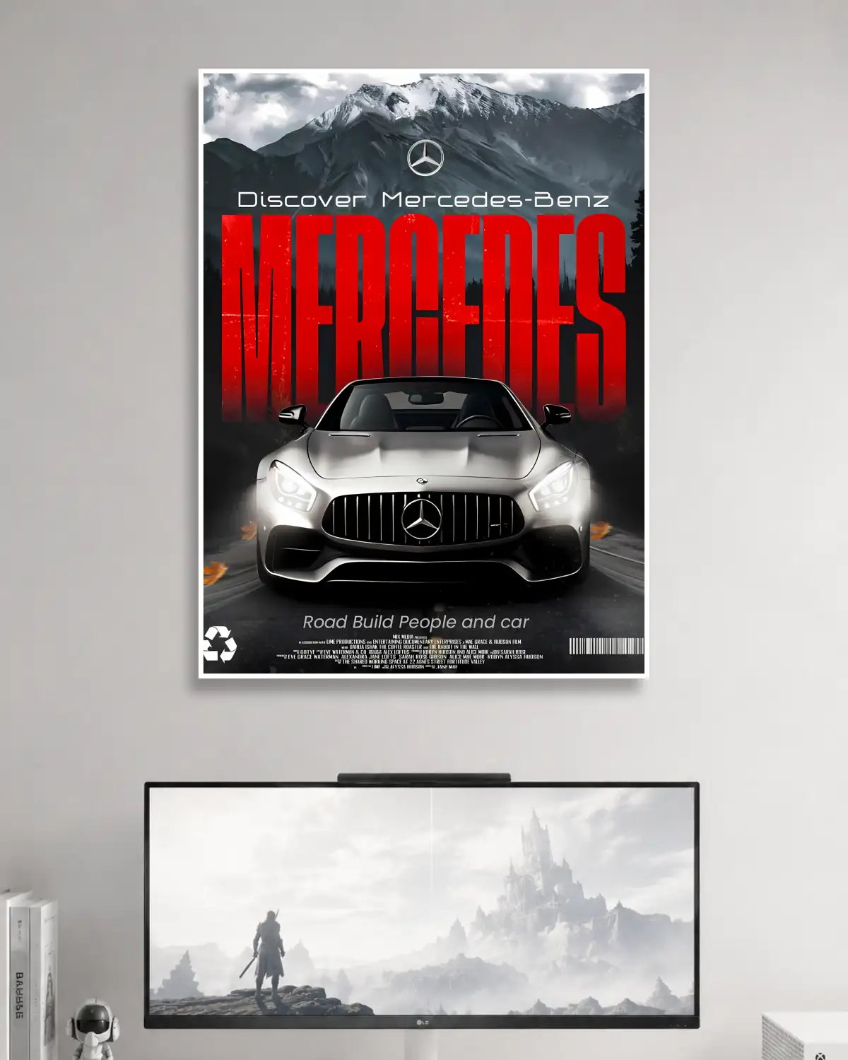 Mercedes Benz Car Poster