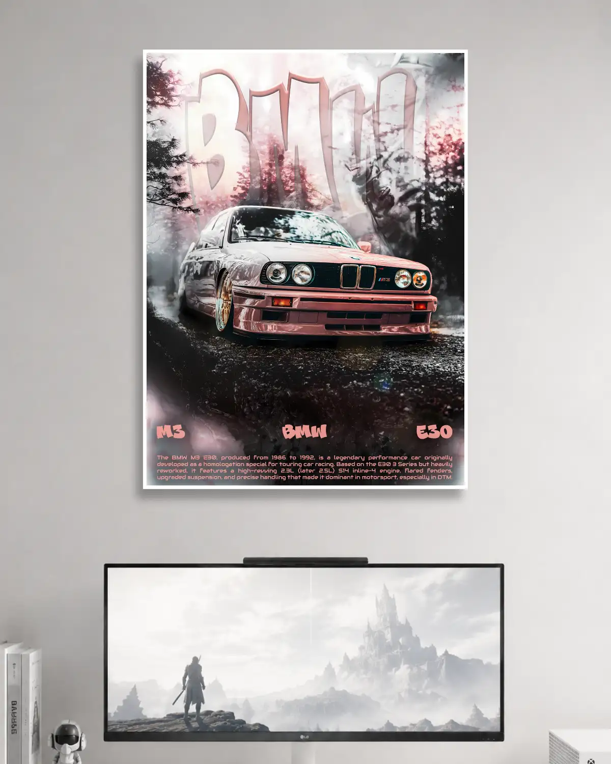 BMW M3 E30 Car Posters