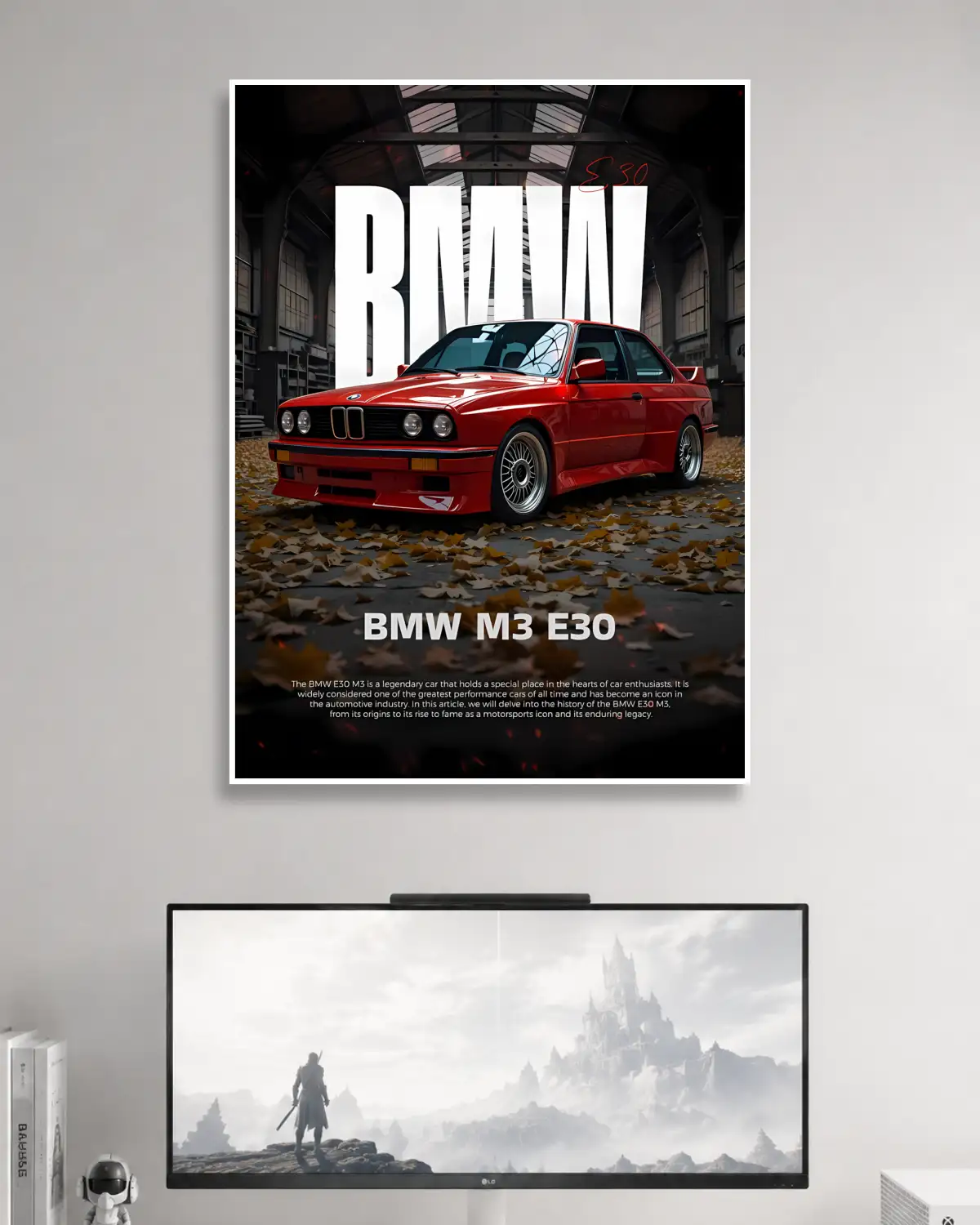 BMW M3 Car Poster