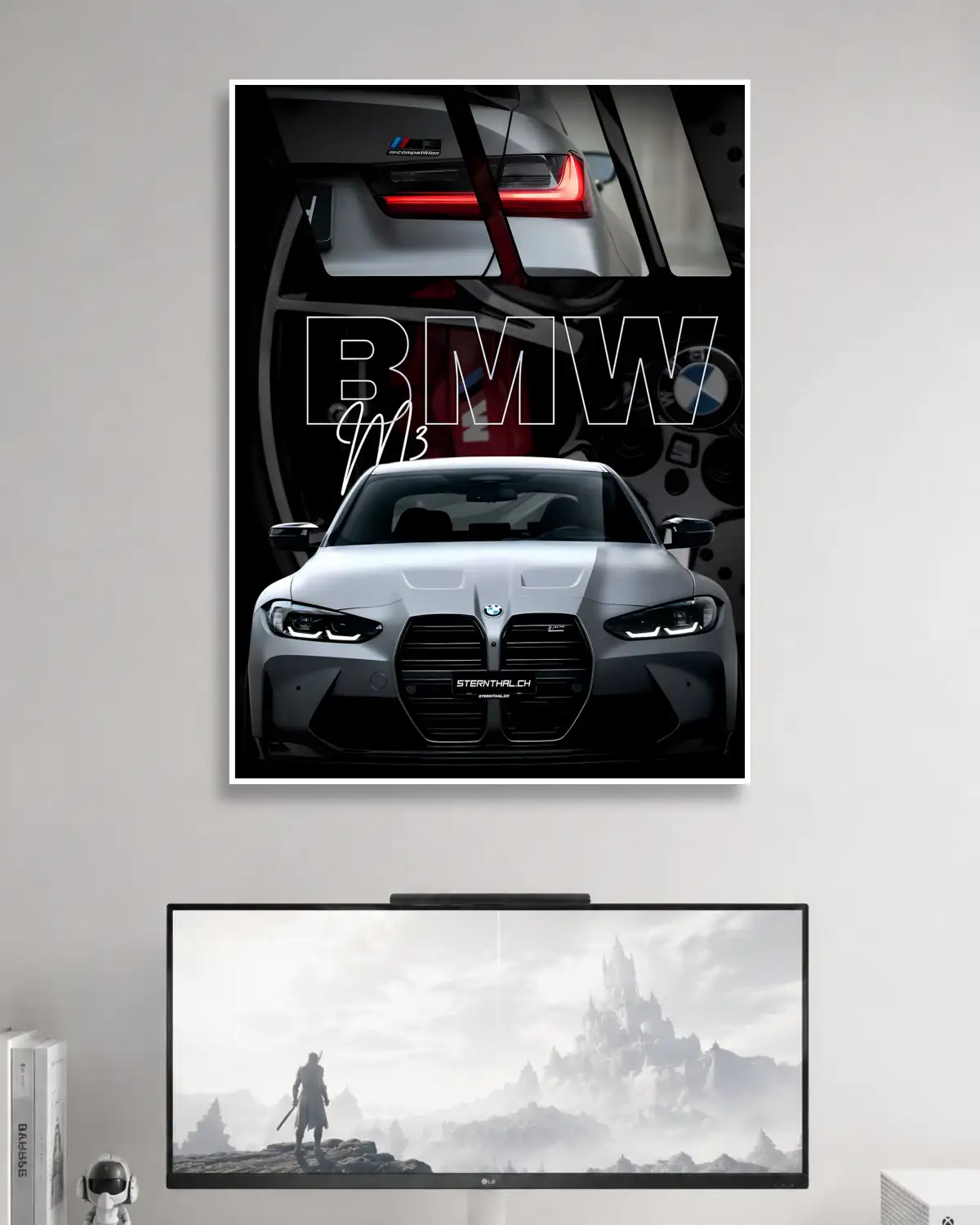 BMW M3 Car Poster