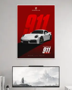 Porsche 911 Car Wall Poster