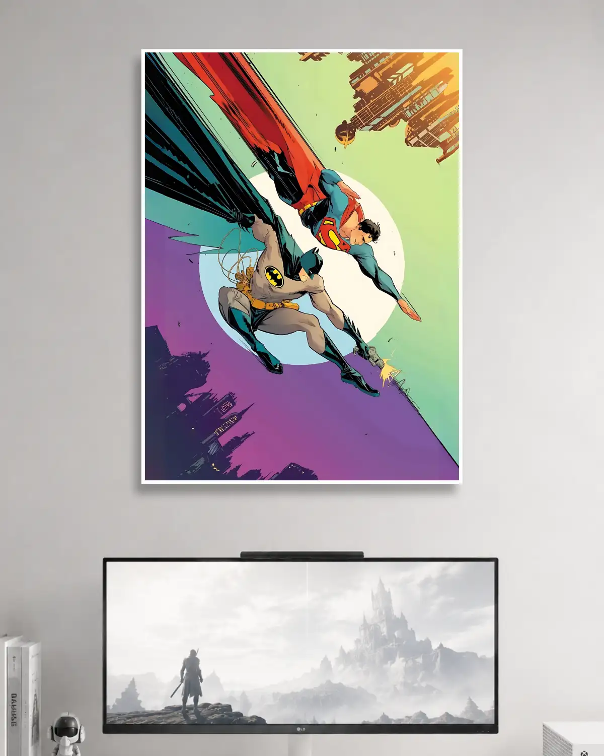 Batman And Superman Poster | Dc Comics Poster