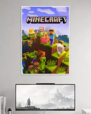 Minecraft Gaming Wall Poster