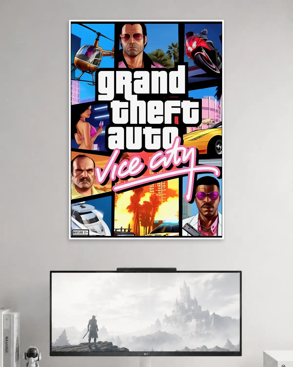 Grand Theft Auto Gaming Wall Poster