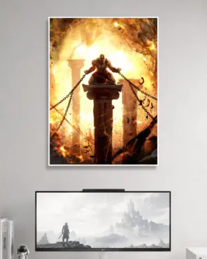 God Of War Gaming Wall Poster