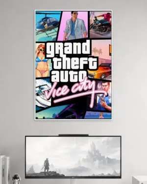 Grand Theft Auto Gaming Wall Poster