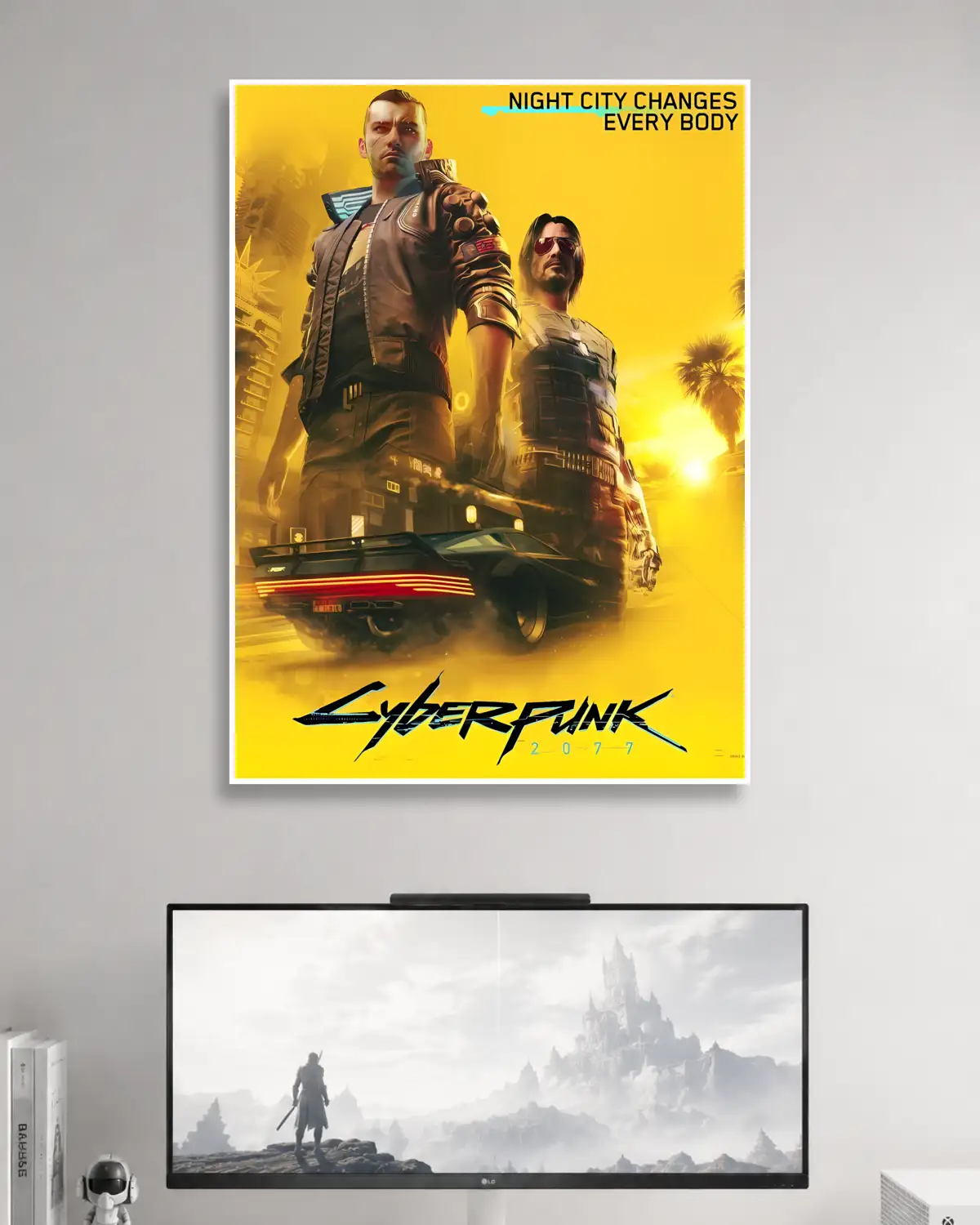 Cyberpunk Gaming Wall Poster