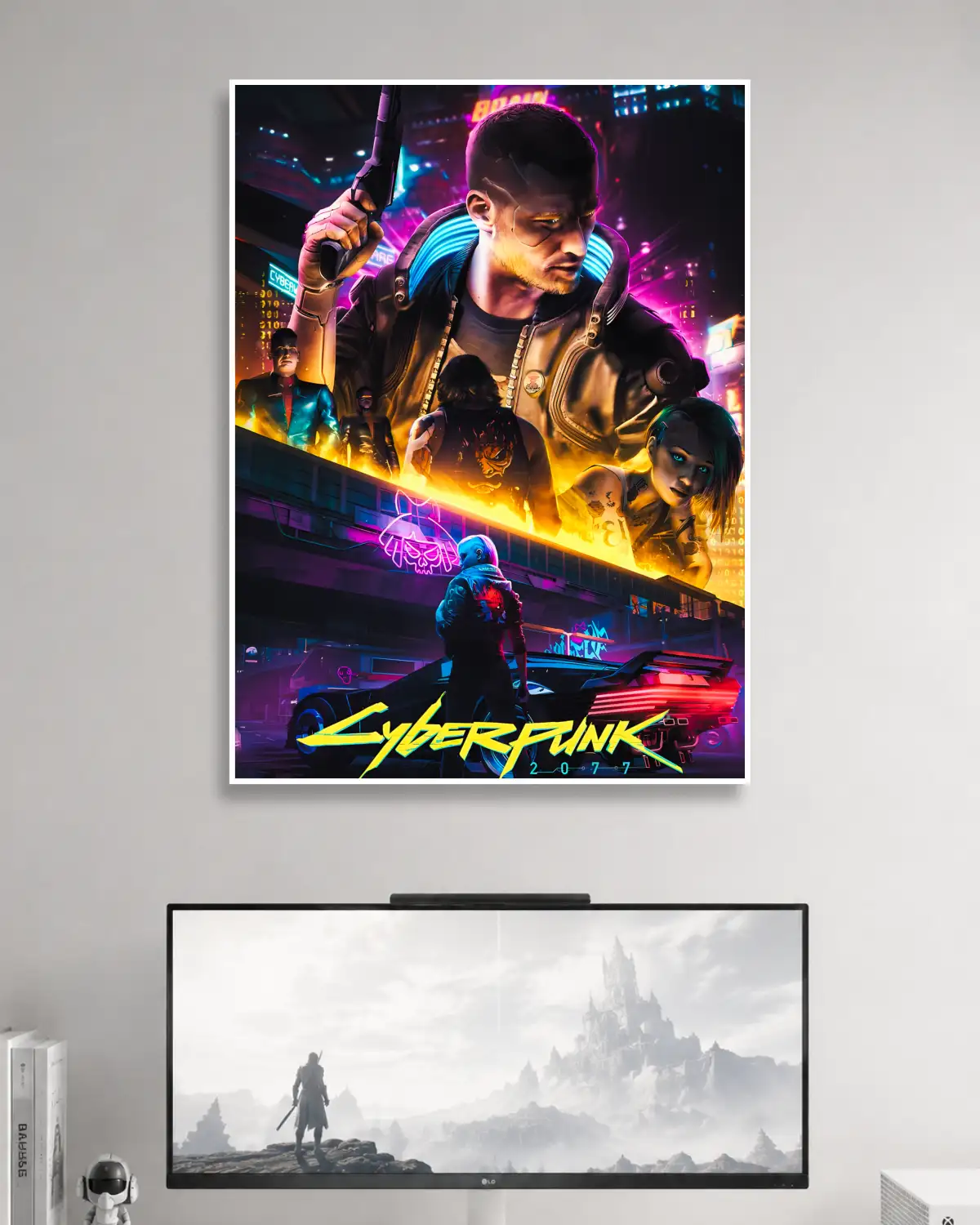Cyberpunk Gaming Wall Poster